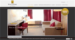 Desktop Screenshot of hotelspedro.com